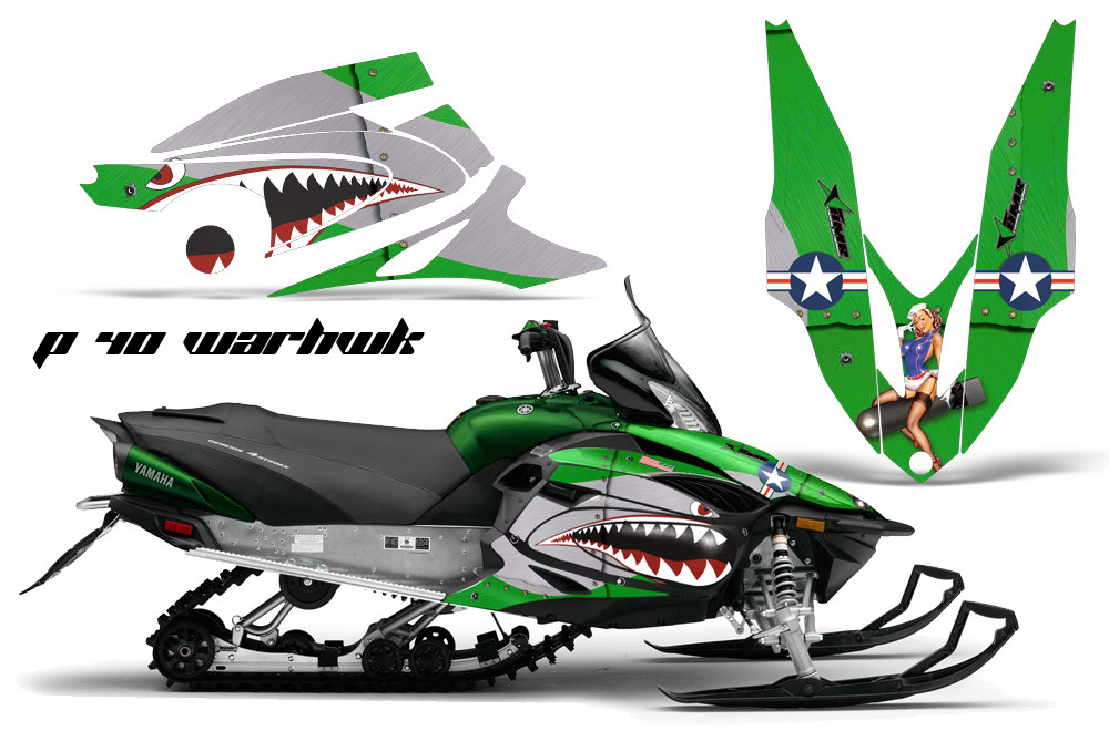 Yamaha Vector RS Graphics Kit P40 Green